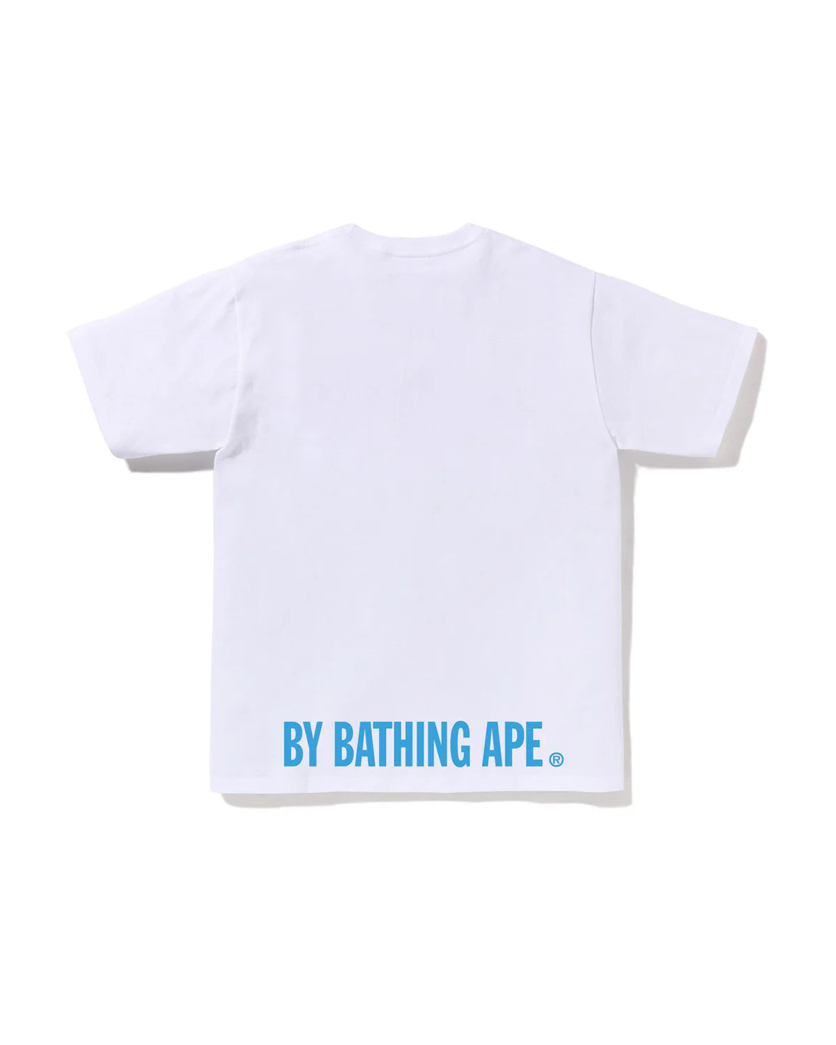 Bape Abc Camo Ape Face STA Tee White X Blue