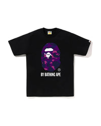 Bape Color Camo By Bathing Ape Tee Black X Purple
