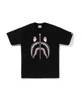 Bape Glitter Shark Tee Black