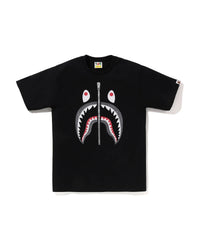 Bape Glitter Shark Tee Black