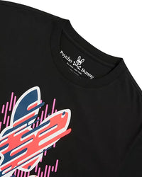 Psycho Bunny Men’s Big & Tall Carson T-Shirt Black