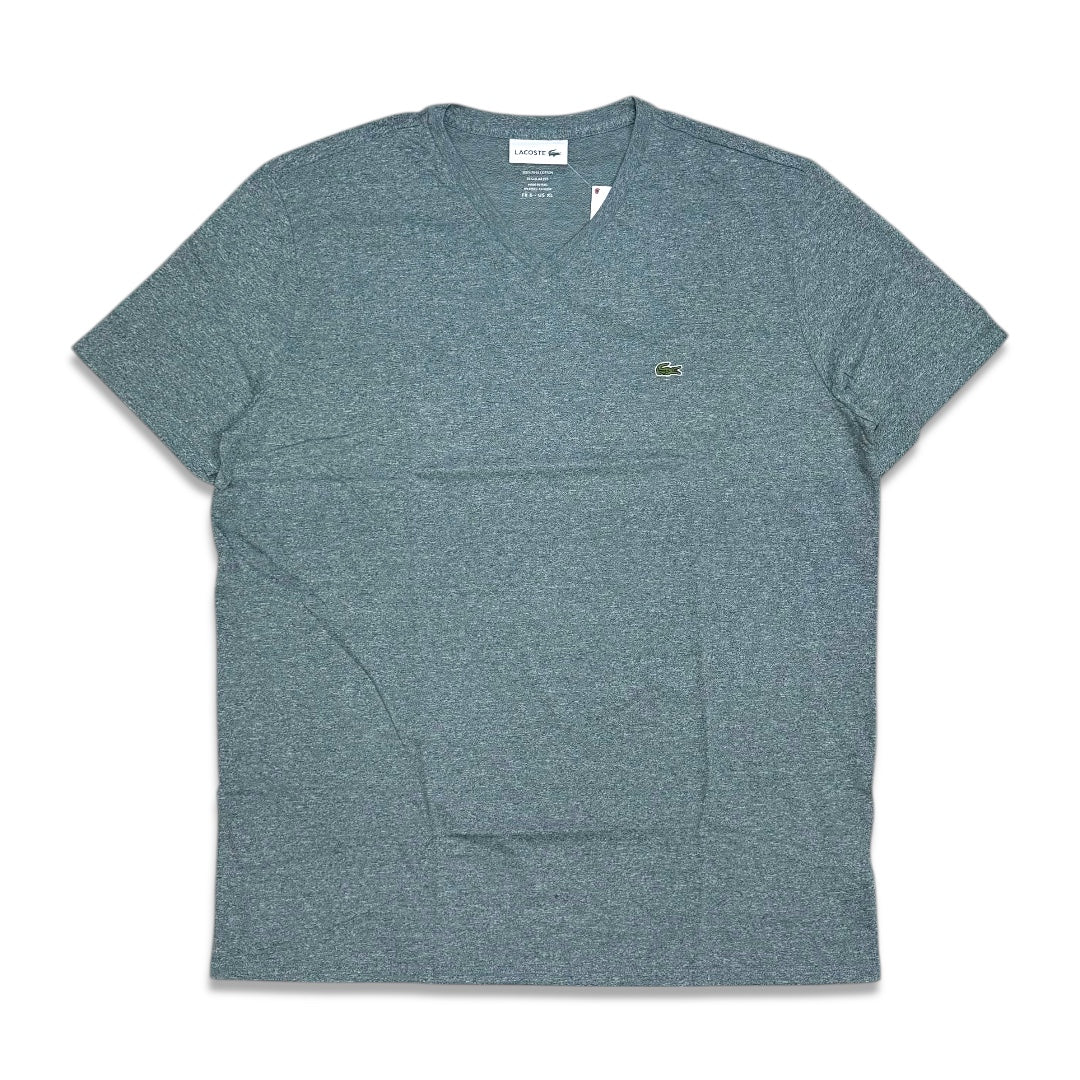 Lacoste Men's v-neck pima cotton t-shirt green-znp TH6710-51-ZNP
