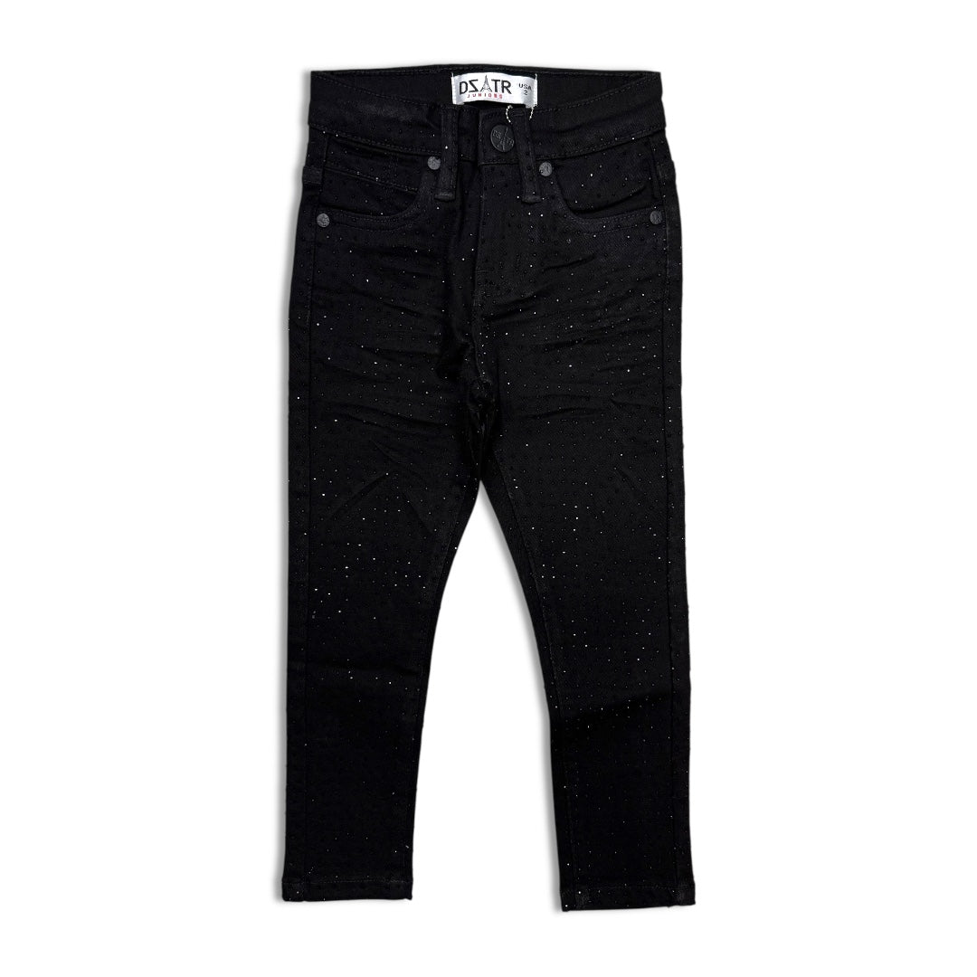 Premium Disaster Kids Rhinestone Jeans Black -055