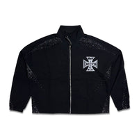 Mixed Emotion Nylon Classic Tracksuit Black