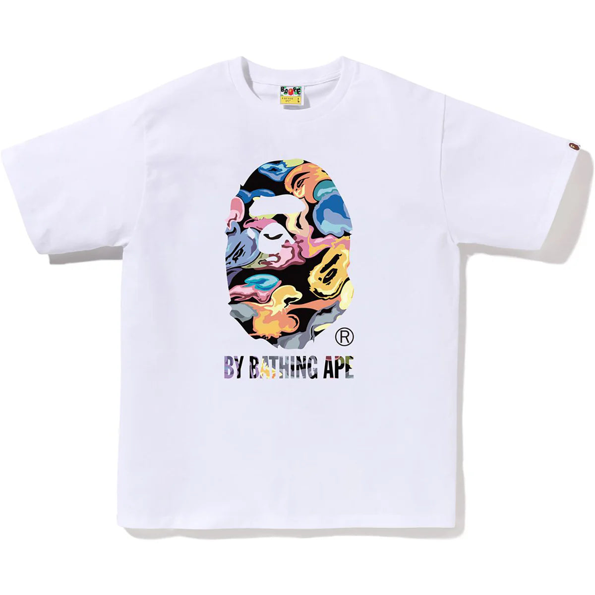 Bape Men’s ART Camo By Bathing Ape Tee White