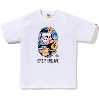 Bape Men’s ART Camo By Bathing Ape Tee White