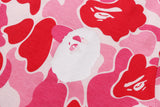 Bape Men’s ABC Camo Asnka Tee Pink