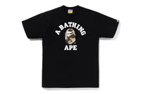 Bape Color Camo College Tee Black x Brown