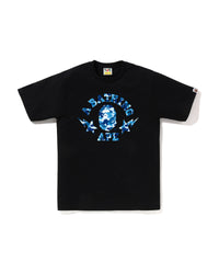 Bape Men’s Abc Camo STA College Tee Black X Blue