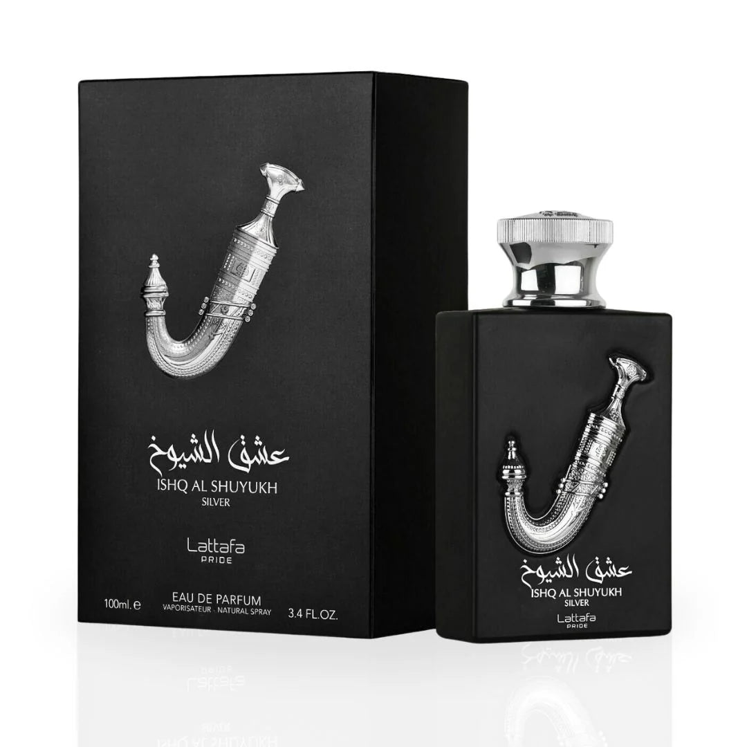 Lattafa Pride Ishq Al Shuyukh Silver EDP | Citrus, Spice & Woods