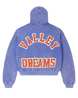 Vale Forever Sea Cluster Zip Up Hoodie Blue