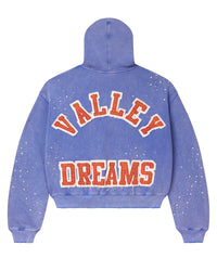 Vale Forever Sea Cluster Zip Up Hoodie Blue
