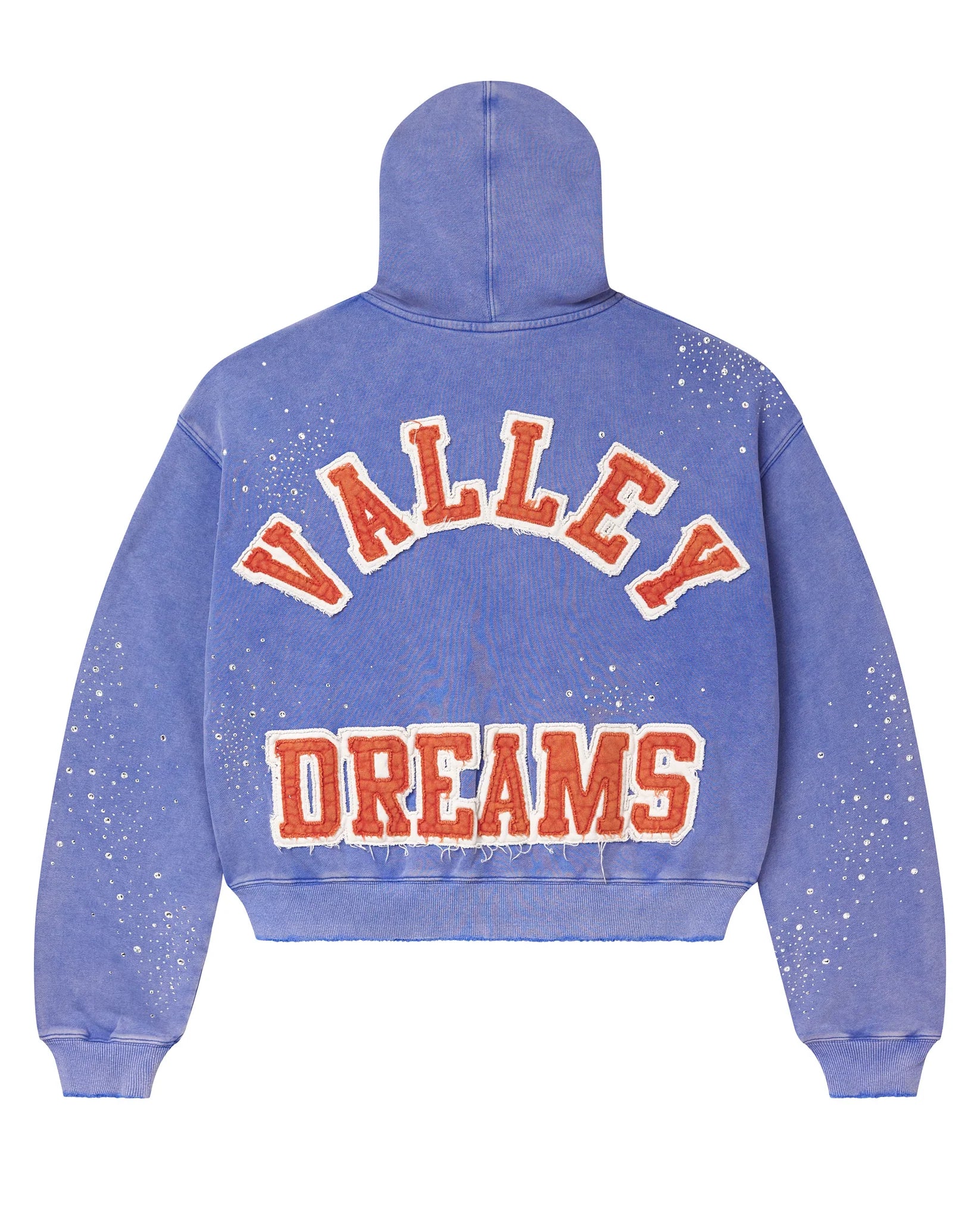 Vale Forever Sea Cluster Zip Up Hoodie Blue