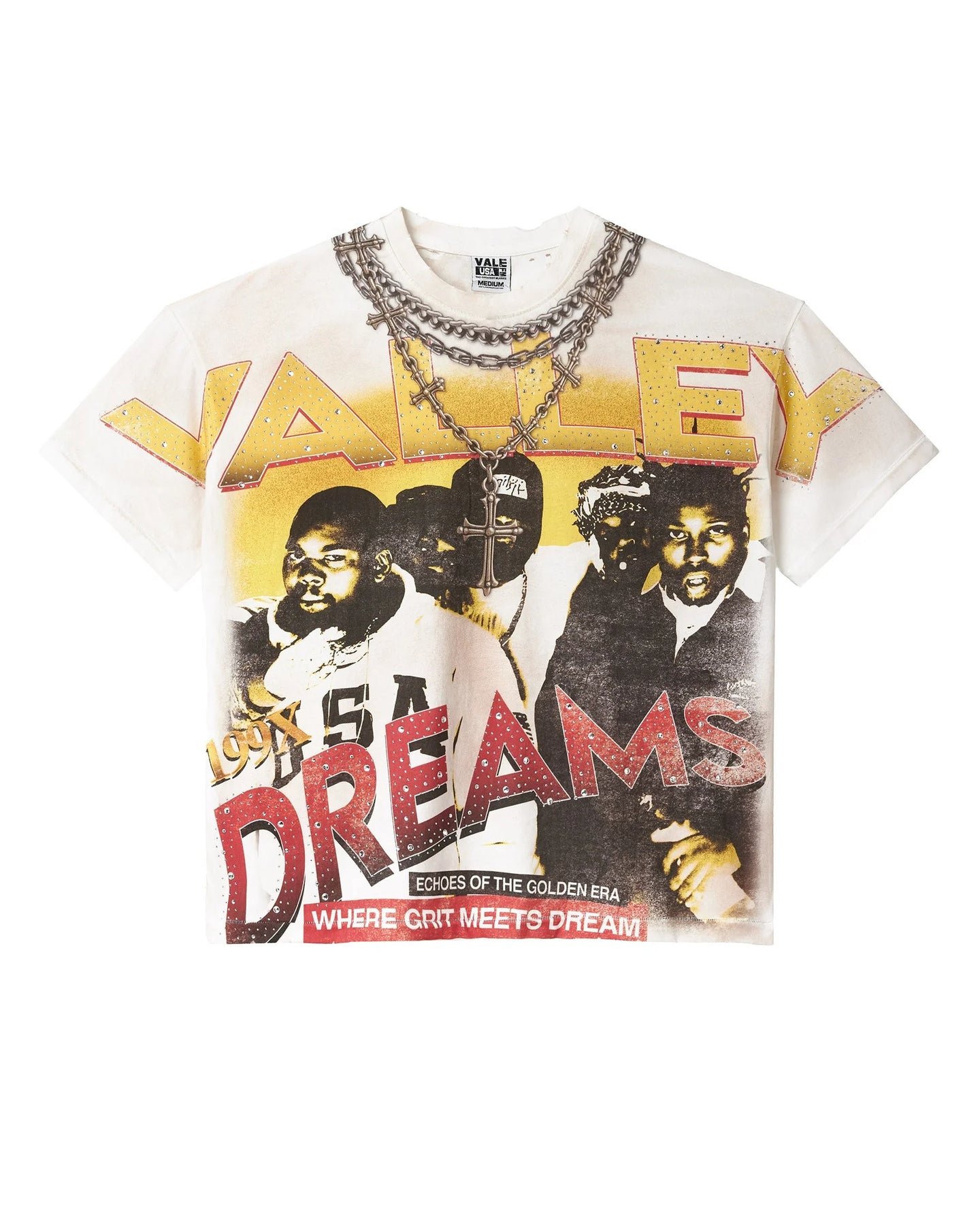 Vale Forever Chambers Bling Tee Off White