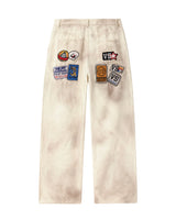 Vale Forever 1980S Painters Off White Cream Jeans