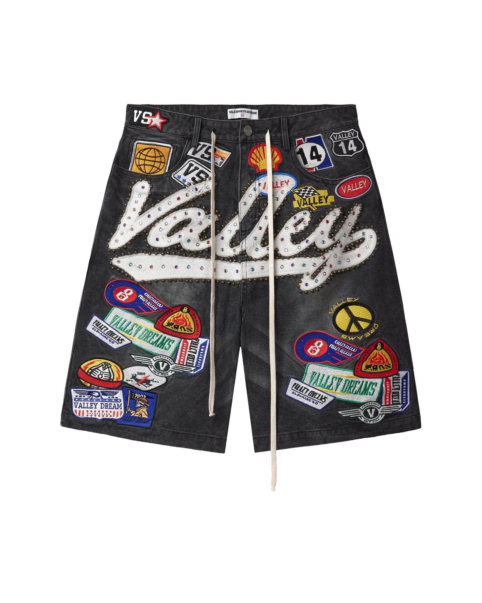 Vale Forever 1980s Jorts Black