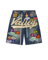 Vale Forever 1980s Jorts Blue Wash