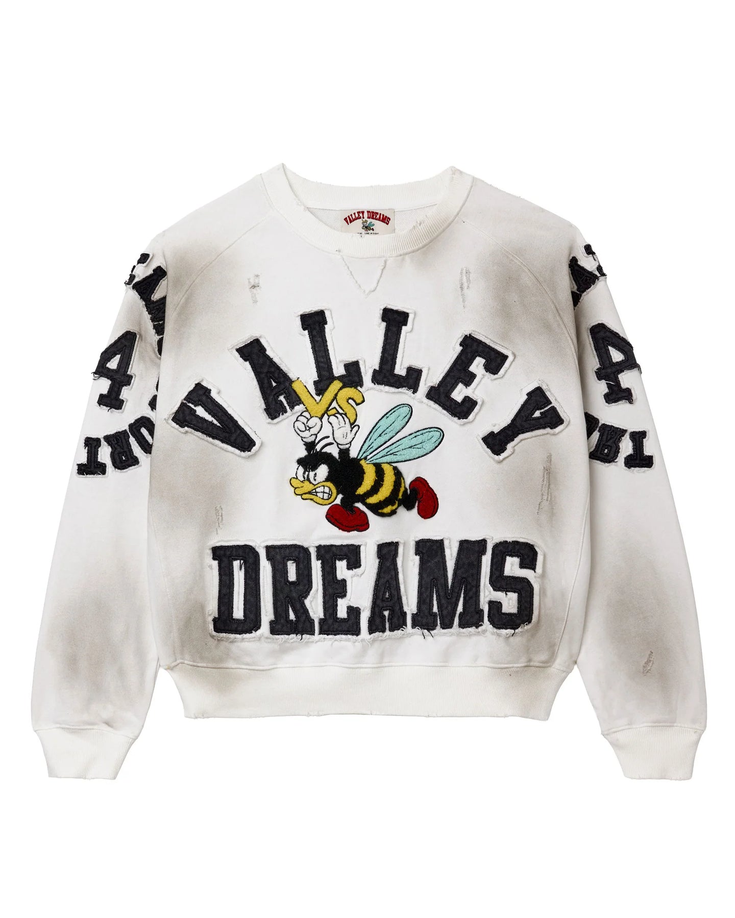 Vale Forever Insignia Crewneck Sweater White
