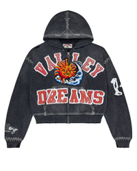 Vale Forever Sunny Zip Up Hoodie Black