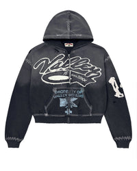 Vale Forever Religion Zip Up Hoodie Black