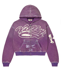 Vale Forever Religion Zip Up Hoodie Purple