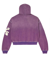 Vale Forever Religion Zip Up Hoodie Purple