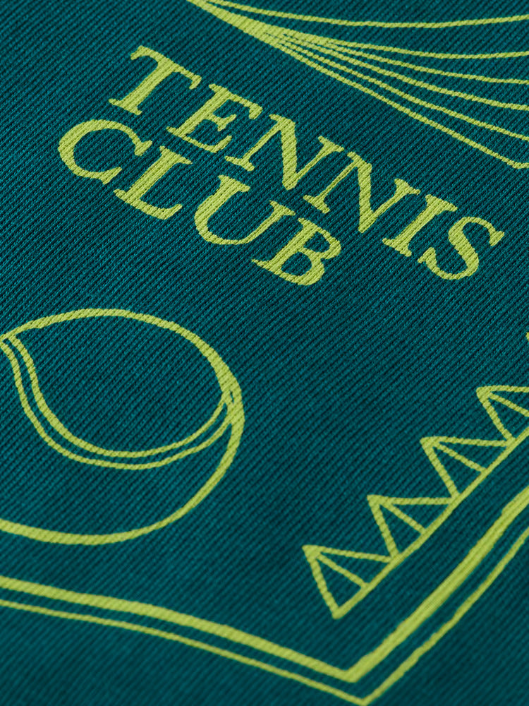 Scotch & Soda Men's Tennis Club Artwork Tee - Pitch Green