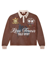 Vale Forever Vanderbilt Rugby L/S Shirt Brown
