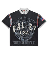Vale Forever Valley Usa Rugby Polo Black
