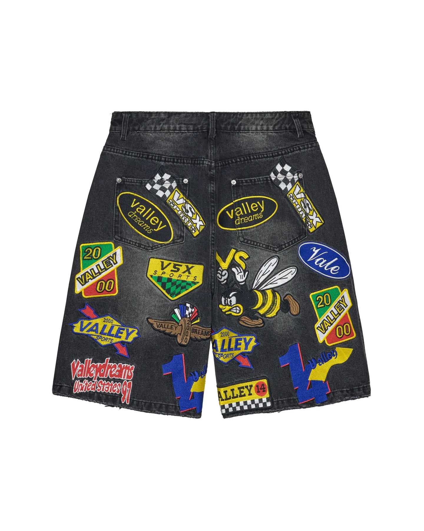 Vale Forever Passport Jorts Black