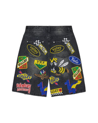 Vale Forever Passport Jorts Black