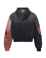 Vale Forever Two Face Zip Up Hoodie Black