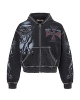 Vale Forever Hardy Boyz Zip Up Hoodie Black