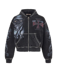 Vale Forever Hardy Boyz Zip Up Hoodie Black