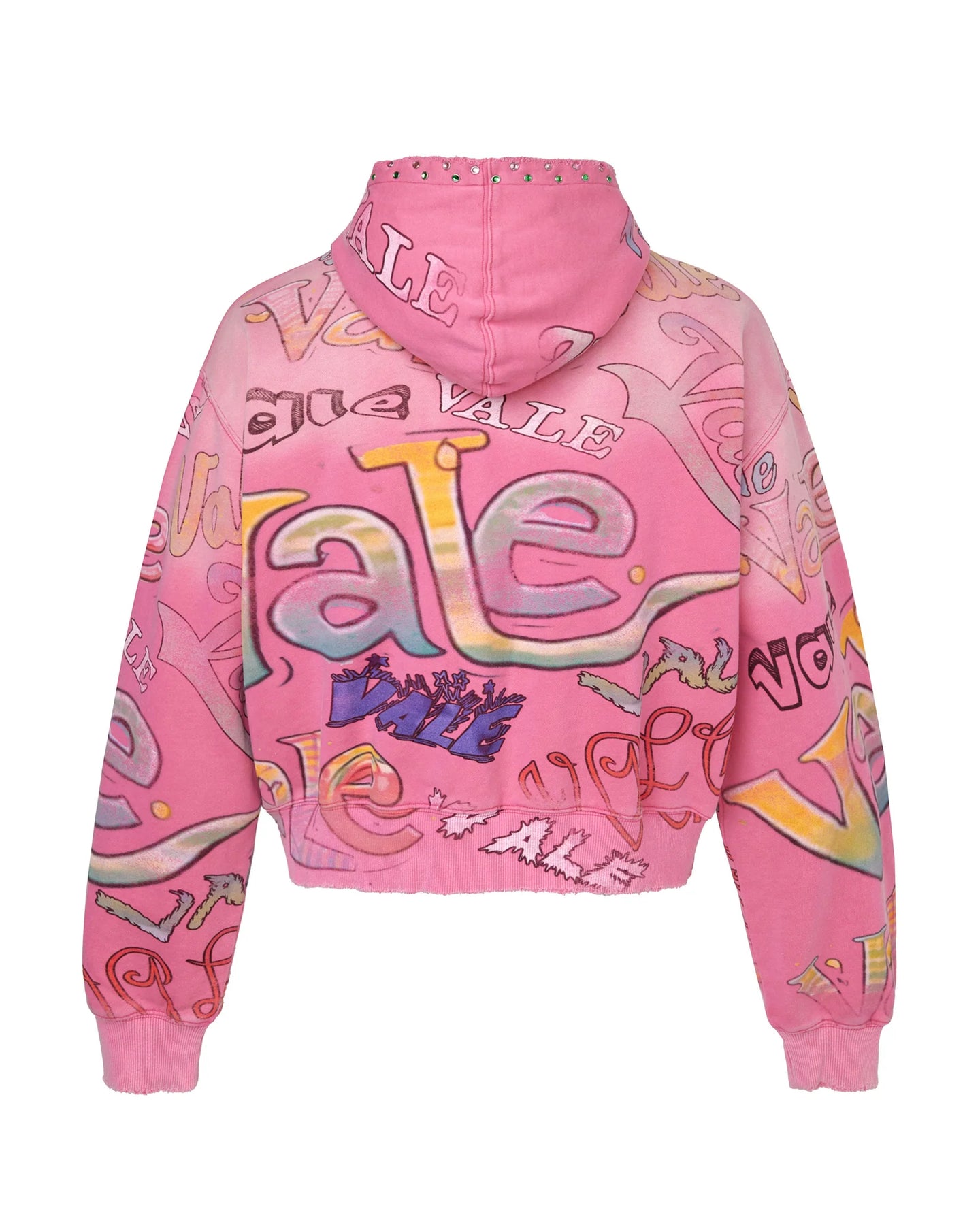 Vale Forever Bubblegum Zip Up Hoodie Pink