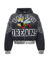 Vale Forever Anthem Zip Up Hoodie Black