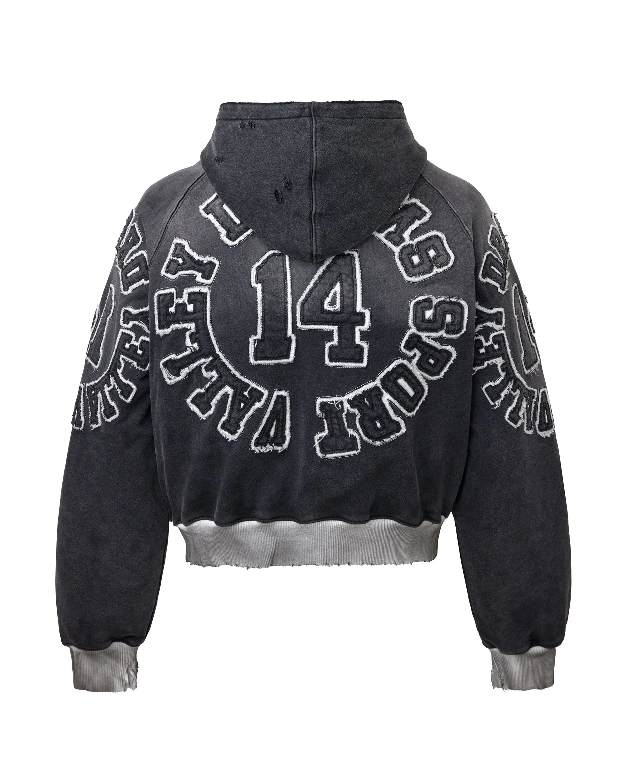 Vale Forever Anthem Zip Up Hoodie Black