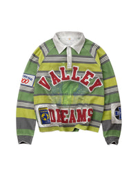 Vale Forever Jerry Rugby L/S Polo Green