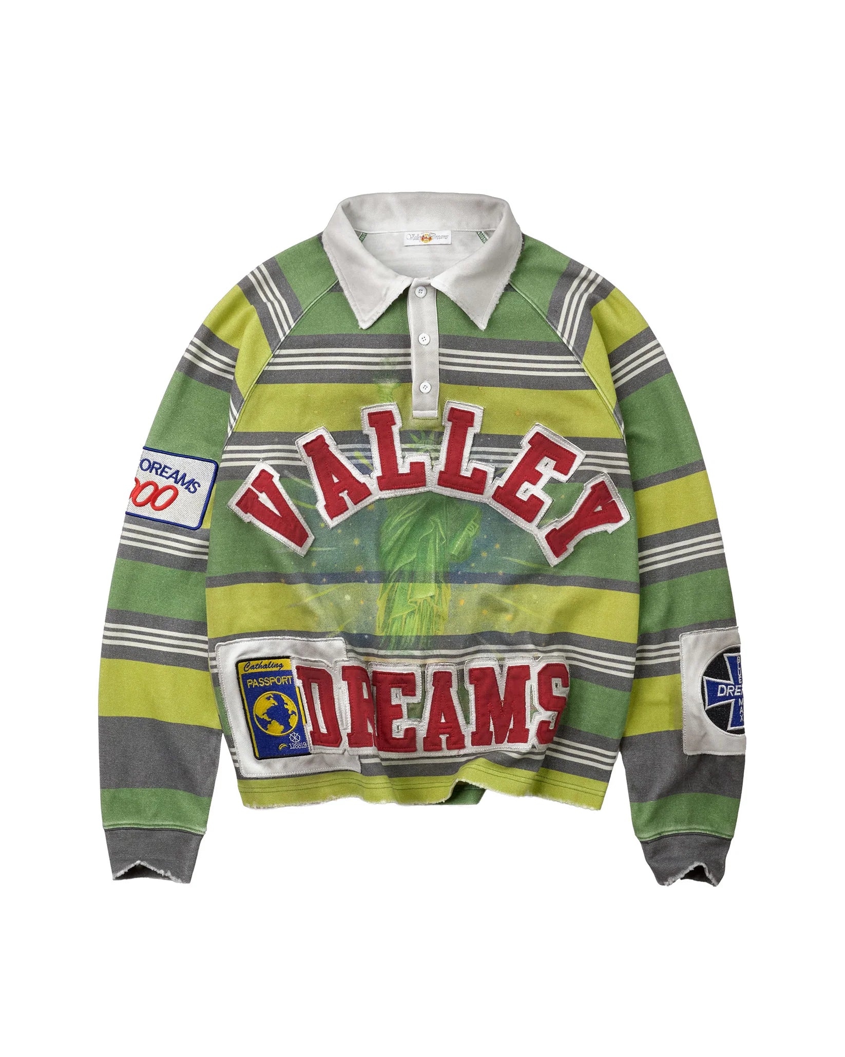 Vale Forever Jerry Rugby L/S Polo Green