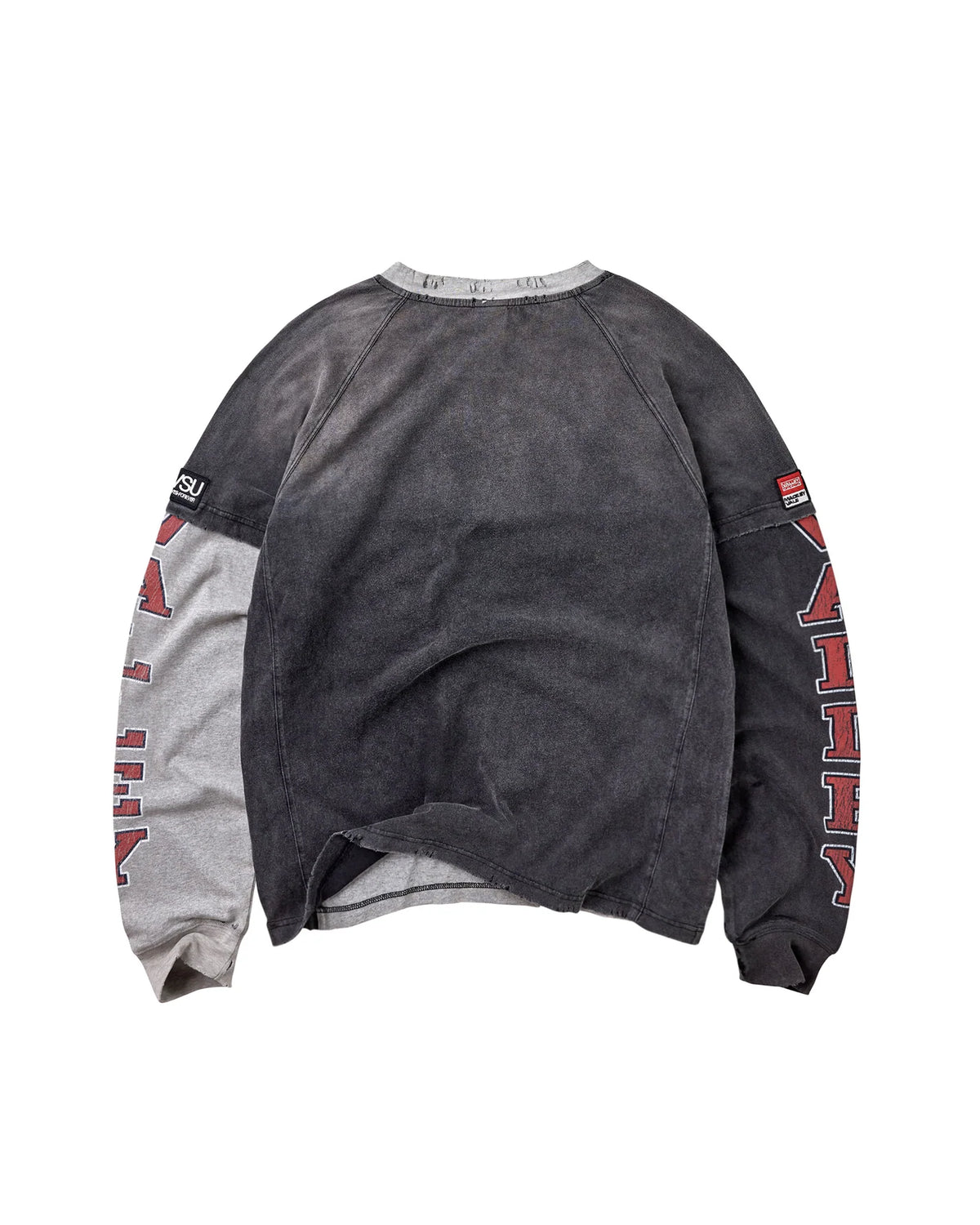 Vale Forever Varsity L/S Tee Black/Grey