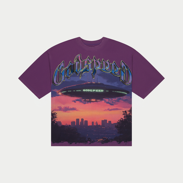 Godspeed U.A.P Tee Purple Wash