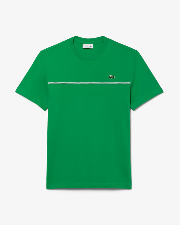 Lacoste Men's logo trim short set Green