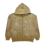 Majestik Men's Rhinestone Dyed Heavy Jogger set eggshell