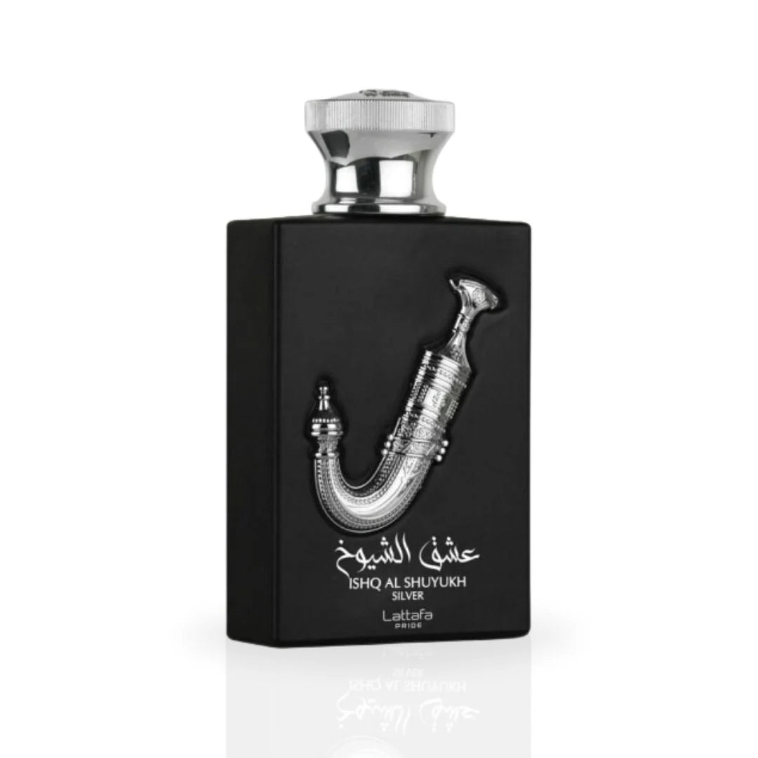 Lattafa Pride Ishq Al Shuyukh Silver EDP | Citrus, Spice & Woods