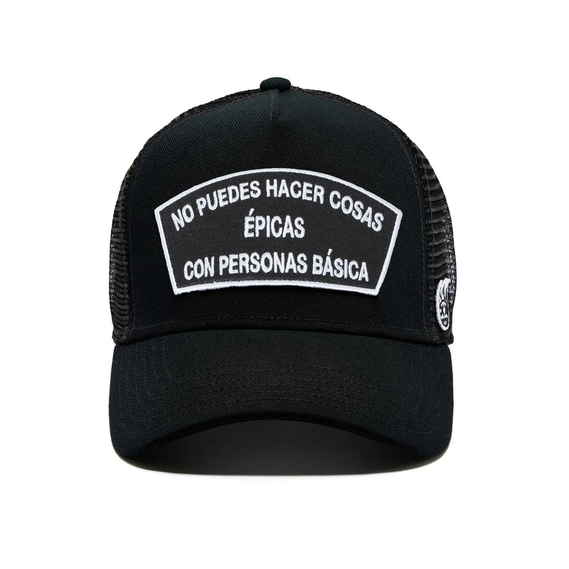 Cult of Individuality Spanish Quote Trucker Hat – Black