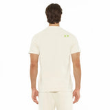 Cult of individuality Crew Neck Logo Tee in Winter White