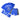 Godspeed Collegiate Short Set Royal Blue Wash