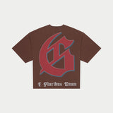 Godspeed Checkmate Tee Brown wash
