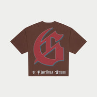 Godspeed Checkmate Tee Brown wash