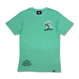 Denimicity Men’s Goatest of All Stoned Out Rhinestone Tee teal